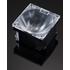 FA10669_CXP-O Ledil Square Optical Lens Black Polycarbonate Tape Box