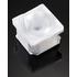 CA11837_LAURA-M-PIN Ledil Square Optical Lens White PMMA Pin/Tape Box
