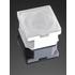 FA10903_NIS83-MX-WW Ledil Square Optical Lens White Polycarbonate Tape Box
