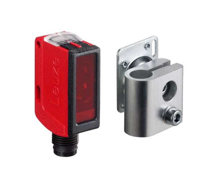 Leuze. SET PRK 25B/44.3,200-S12+BTU25 - Polarized retro-reflective photoelectric sensor set - 50120415