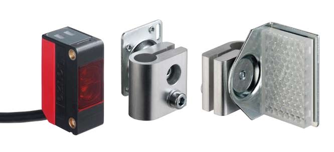 Leuze. SET PRK5+BTU200M+BTU934M - Polarized retro-reflective photoelectric sensor set - 50125840