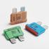 Littelfuse. Fuse Blade 10A 80V Socket 19 X 5 X 13.2mm Thermoplastic Automotive UL/cULus - 166.7000.5102