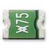 MICROSMD075F-2 Littelfuse PTC Resettable Fuse 0.75A(hold) 1.5A(trip) 6VDC 40A 0.8W 0.1s 0.11Ohm SMD Solder Pad 1210 T/R Automotive RF1354-000