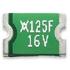 MINISMDC125F/16-2 Littelfuse PTC Resettable Fuse 1.25A(hold) 2.5A(trip) 16VDC 100A 0.8W 0.4s 0.05Ohm SMD Solder Pad 1812 T/R Automotive RF1179-000