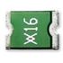 MINISMDC160F-2 Littelfuse PTC Resettable Fuse 1.6A(hold) 3.2A(trip) 9VDC 100A 0.8W 1s 0.03Ohm SMD Solder Pad 1812 T/R Automotive RF1409-000