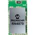 RN4870-I/RM128 Microchip Technology Bluetooth v5.0 (BLE) SMART SOC Class II IoT 0.01Mbps 3.3V 33-Pin Tray