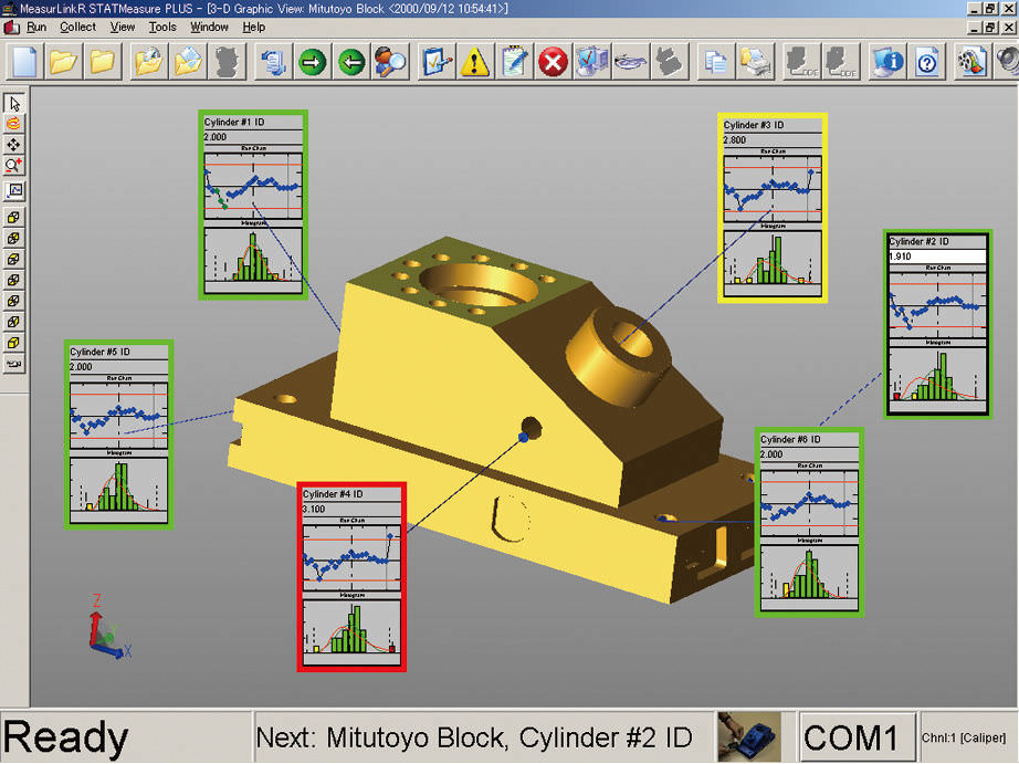 Программное обеспечение для контроля качества режим реального времени 3D MeasurLink MITUTOYO