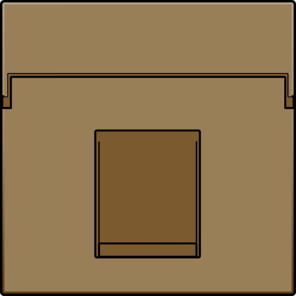 Moeller. Central plate, data outlet, 1x RJ11, Bronze - 117975
