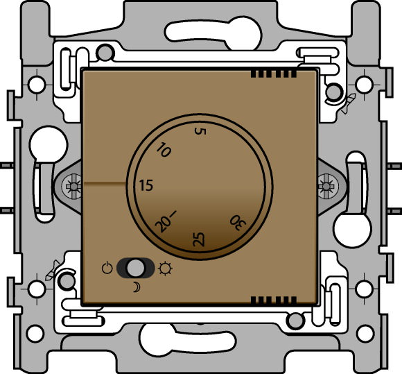 Moeller. Room temperature controller, Bronze - 118015