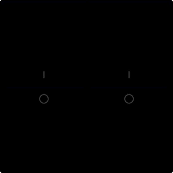 Moeller. Rocker, 2-way, I/0, radio/Niko bus, Dark brown - 118023