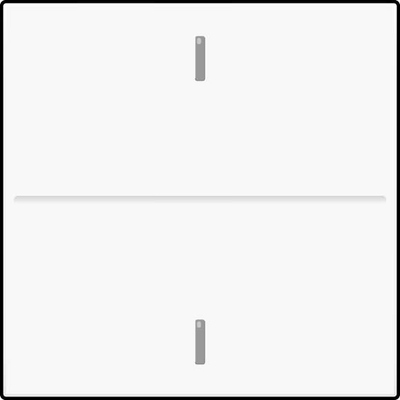 Moeller. Rocker, 1-way, Niko bus feedback, White - 118166