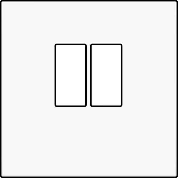 Moeller. Central plate, 1x loudspeaker connection, White - 118241