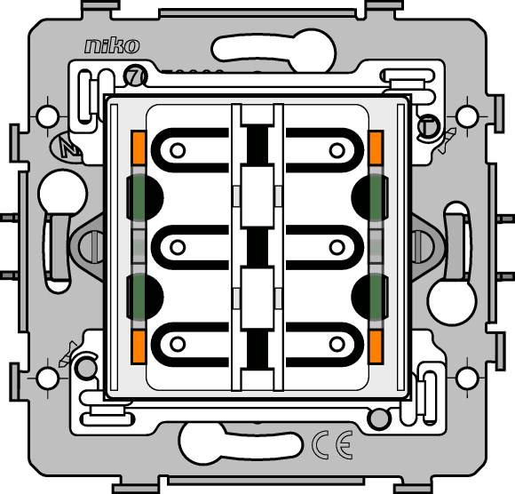 Moeller. Base for push button, 2-way, 24V, + LED - 118398