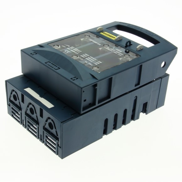 Moeller. Разъединитель, LV, 160 A,  перем. ток 690 В, NH00, 3P, IEC - BFH00-3A-F