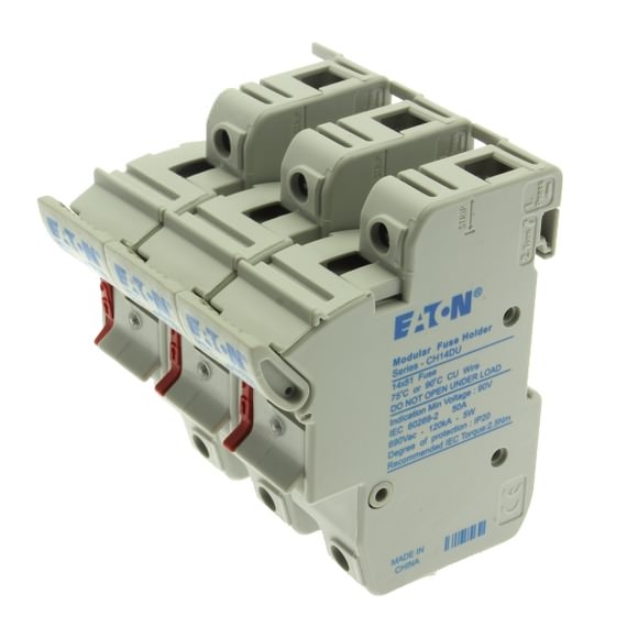 Moeller. Патрон предохранителя, низкое напряжение, 50 A, AC 690 V, 14 x 51 mm, 3P, IEC, With indicator - CH143DIU