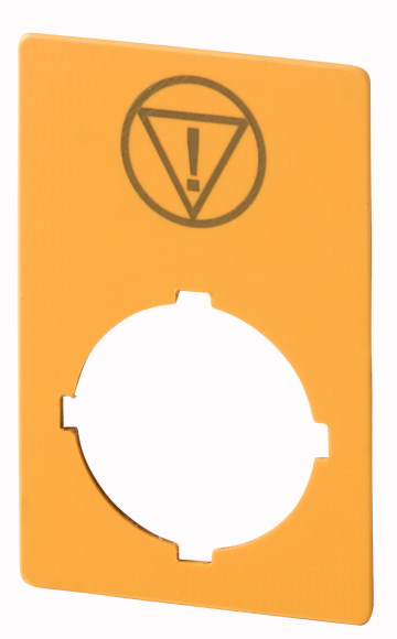 Moeller. Табличка; АВАР. ВЫКЛ.; желтая; В x Ш = 50 x 33 мм; с символом IEC60417-5638 - 180470