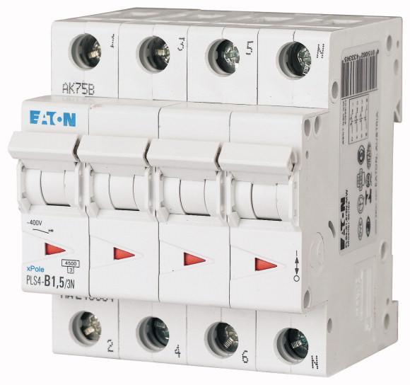 Moeller. Защитный выключатель LS; 0,16A; 3p+N; C-Char - 243355