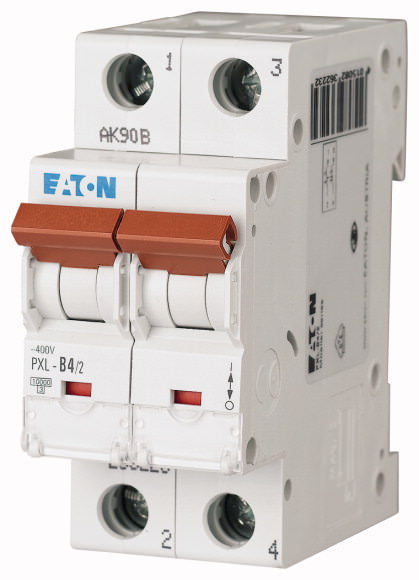 Moeller. Over current switch, 4A, 2p, C-Char, AC 236268