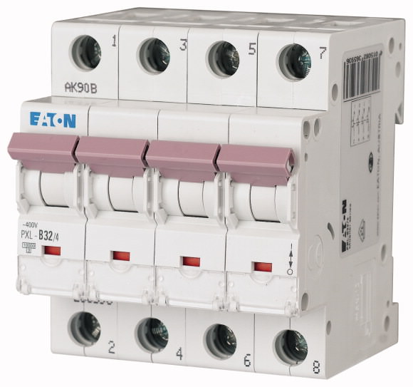 Moeller. Over current switch, 32A, 4p, C-Char, AC 236619