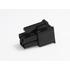 Molex. Conn Housing F 4 POS 4.2mm Crimp ST Cable Mount Dyed Black Mini-Fit Jr™ Bag - 0039013045