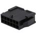 0430201200 Molex Conn Housing PL 12 POS 3mm Crimp ST Panel Mount Black Micro-Fit 3.0™ Bag