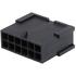 0430201201 Molex Conn Housing M 12 POS 3mm Crimp ST Cable Mount Black Micro-Fit 3.0™ Bag