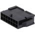 0430201400 Molex Conn Housing M 14 POS 3mm Crimp ST Panel Mount Black Micro-Fit 3.0™ Bag