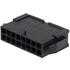 0430201600 Molex Conn Housing M 16 POS 3mm Crimp ST Panel Mount Black Micro-Fit 3.0™ Bag