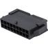 0430201810 Molex Conn Housing PL 18 POS 3mm Crimp ST Panel Mount Black Bag