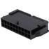 0430202000 Molex Conn Housing M 20 POS 3mm Crimp ST Panel Mount Black Micro-Fit 3.0™ Bag