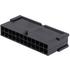 0430202401 Molex Conn Housing M 24 POS 3mm Crimp ST Cable Mount Black Micro-Fit 3.0™ Bag