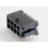 0430450821 Molex Conn Header 8 POS 3mm Solder RA Thru-Hole 8 Terminal 1 Port Micro-Fit 3.0 Tray