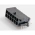 0430451206 Molex Conn Power HDR 12 POS 3mm Solder RA SMD 12 Terminal 1 Port Micro-Fit 3.0™ T/R