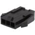 0436400300 Molex Conn Housing M 3 POS 3mm Crimp ST Panel Mount Black Micro-Fit 3.0™ Bag