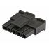 0436450500 Molex Conn Housing RCP 5 POS 3mm Crimp ST Cable Mount Black Micro-Fit 3.0™ Bag