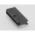 0436500703 Molex Conn Header 7 POS 3mm Solder RA Thru-Hole 7 Terminal 1 Port Micro-Fit 3.0 Tray