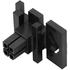 0441330400 Molex Conn Housing RCP 4 POS 3mm Crimp ST Panel Mount Black Micro-Fit 3.0 BMI™ Bag