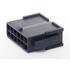 0469931210 Molex Conn Housing PL 12 POS 4.2mm Crimp ST Panel Mount Black Mini-Fit Jr™ Bag