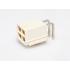 0874270402 Molex Conn Wire to Board HDR 4 POS 4.2mm Solder RA Side Entry Thru-Hole Mini-Fit Jr™ Tray