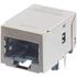 0937535320 Molex Conn RJ-45 F 8 POS 1.27mm Solder RA Thru-Hole 8 Terminal 1 Port T/R