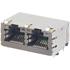 0938283026 Molex Conn RJ-45 F/F 8/8 POS 1.27mm Solder RA Thru-Hole 24 Terminal 2 Port Tray