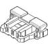 1041310300 Molex Conn Housing RCP 3 POS 1.25mm Crimp ST Cable Mount IllumiMate™ T/R