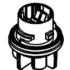 1046110311 Molex Conn Bulb Socket SKT 3 POS Solder ST Thru-Hole Automotive Bag