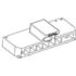 1054301106 Molex Conn Wire to Board HDR 6 POS 2.5mm Solder RA SMD 6 Terminal 1 Port