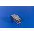 1061152100 Molex Conn LC Adapter Single Mode/Multimode Duplex RCP/RCP ST Panel Mount Tray