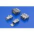 1061610000 Molex Conn SC Adapter Single Mode Simplex F/F ST Panel Mount