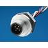 1200110019 Molex Cable Assembly UL 1061 0.305m 22AWG M12 Circular 4 POS M Micro-Change® 8R4J26E03C3003