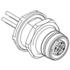 1200845189 Molex Cable Assembly UL 1061 0.3m 22AWG M12 Circular 4 POS F