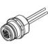 1200845107 Molex Cable Assembly UL 1061 0.3m 22AWG M12 Circular 4 POS F Ultra-Lock® WR4U20E03C3003