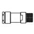 1200910024 Molex Nano-Change® (M8) Field Attachable Connector 3 Poles Straight Female Unshielded Screw Termination Cable Diameter 3.50-5.00mm